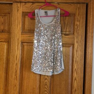 Sparkly Vanity tank-top